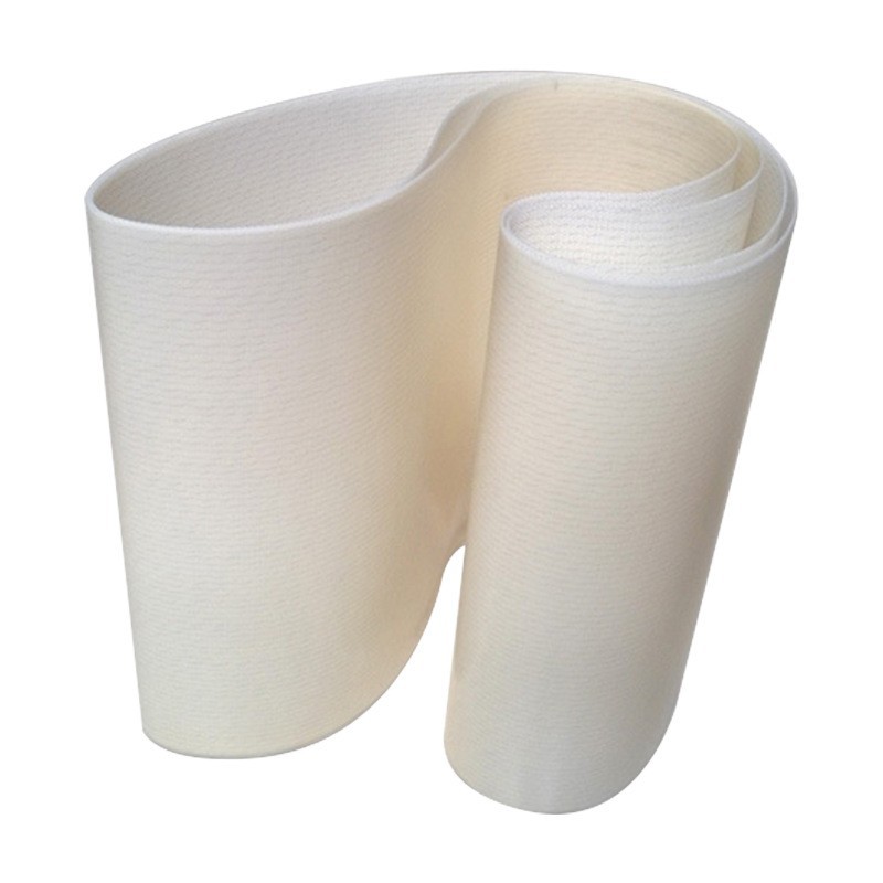 BĂNG TẢI PVC TRẮNG 2 MẶT BỐ